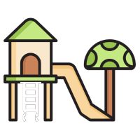 children park with Play Equipment